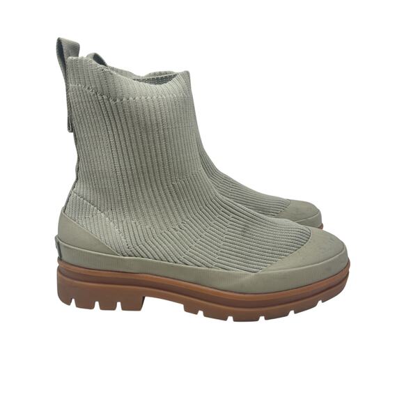 Everlane The Utility Boot in ReKnit Stretch Knit Lug Sole Ankle Gray Size‎ US 7 - Picture 8 of 13